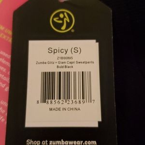 Zumba glitz & glam capri sweatpants